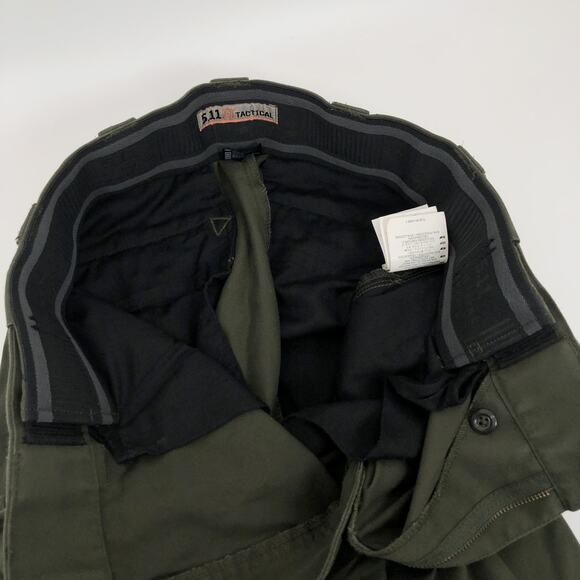 5.11 Tactical Twill PDU Class A Pants 30 x 38 Unhemmed Tactical Series Green - Picture 6 of 9